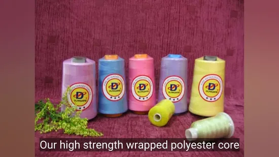 Colorful Polyester Sewing Thread for Quilting and Crafting 