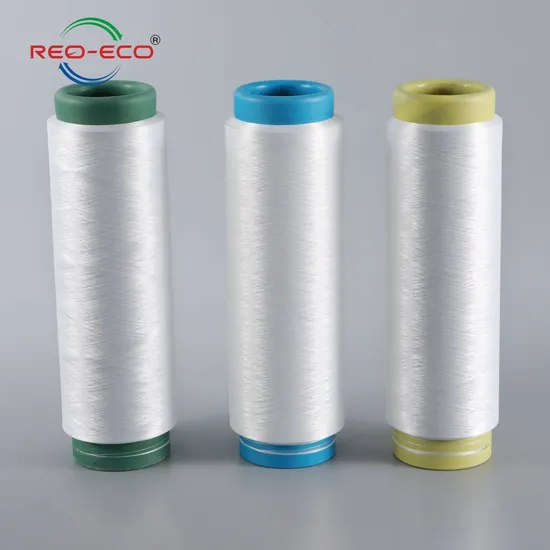 100% Recycled Polyester Yarn POY FDY DTY Knitting Yarn 