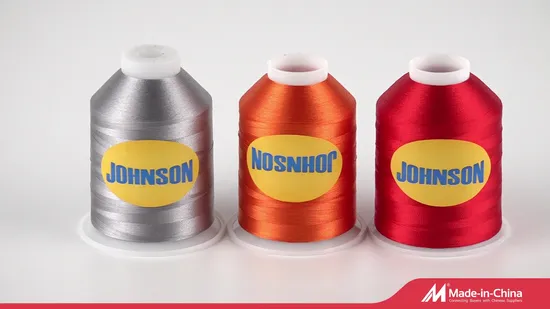 120d/2 Rayon Embroidery Thread for All Purpose ′soft′ Embroidery 
