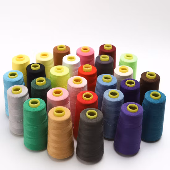 Factory Supplied (OEM/ODM Available) High Quaility 40s/2 100% Spun Polyester Sewing Thread 5000yds