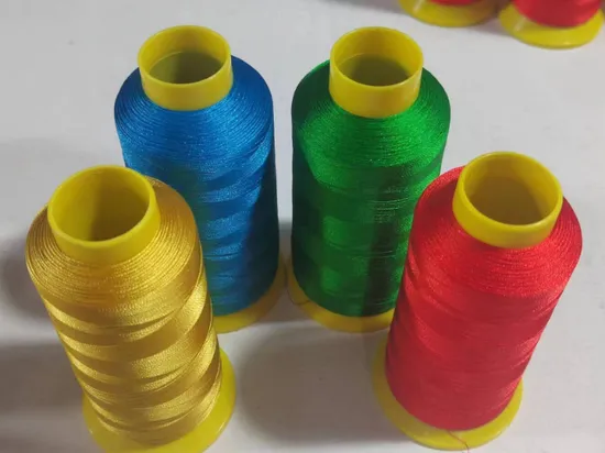 Embroidery Thread 100%Polyester Khayet Yarn Metallic Yarn Rayon Embroidery Thread 