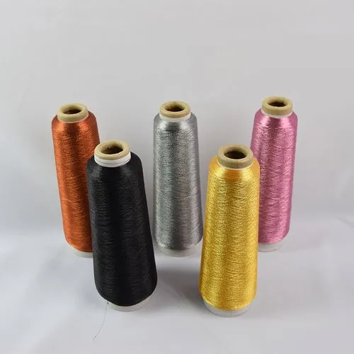 Manufacturers Wholesale Gold Silver Polyester Metallic Thread 